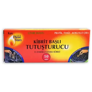 KAV KIBRIT BASLI TUTUSTURUCU 10LU*15