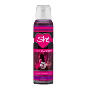 SHE IS CLUBBER DEO 150ML